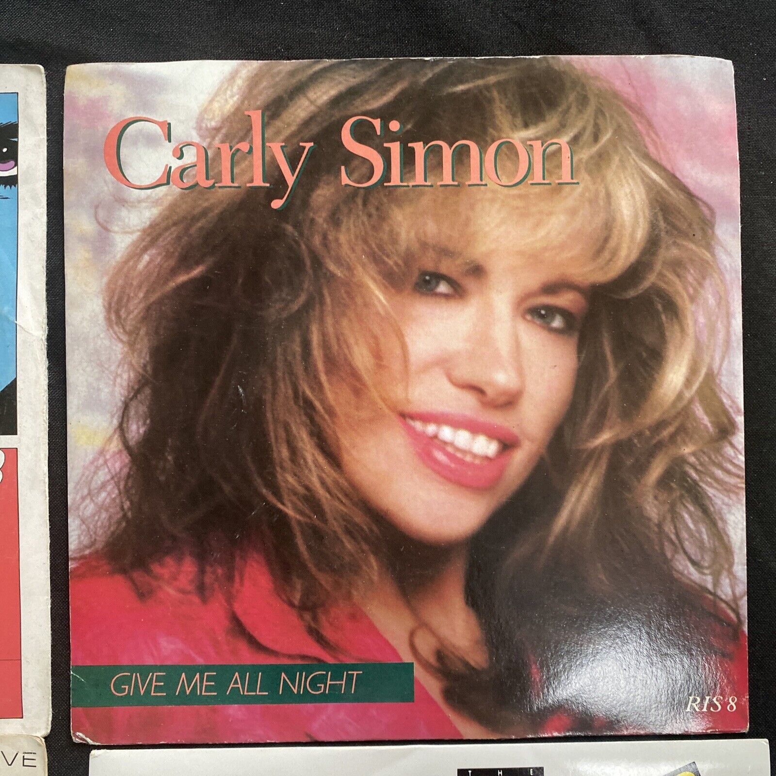 Vinyl Records 7" Singles 5 x 1980's  Kim Wilde, Leo Sayer, Carly Simon - 9438