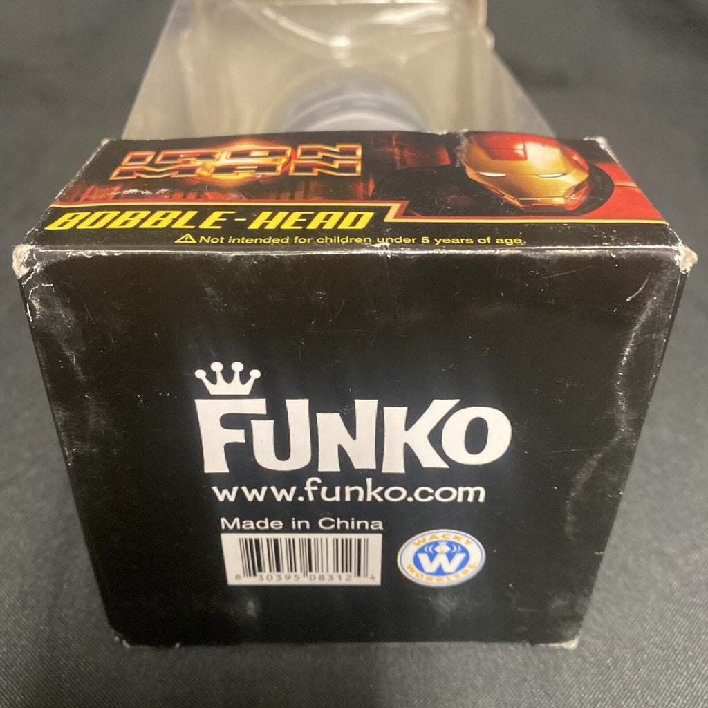 FUNKO Wacky Wobbler 2008 Iron Man Mark 1 Bobble Head RARE - (8634)