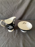 Royal Albert Night & Day Cream / Milk Jug and Sugar Bowl Excellent Cond - (5727)