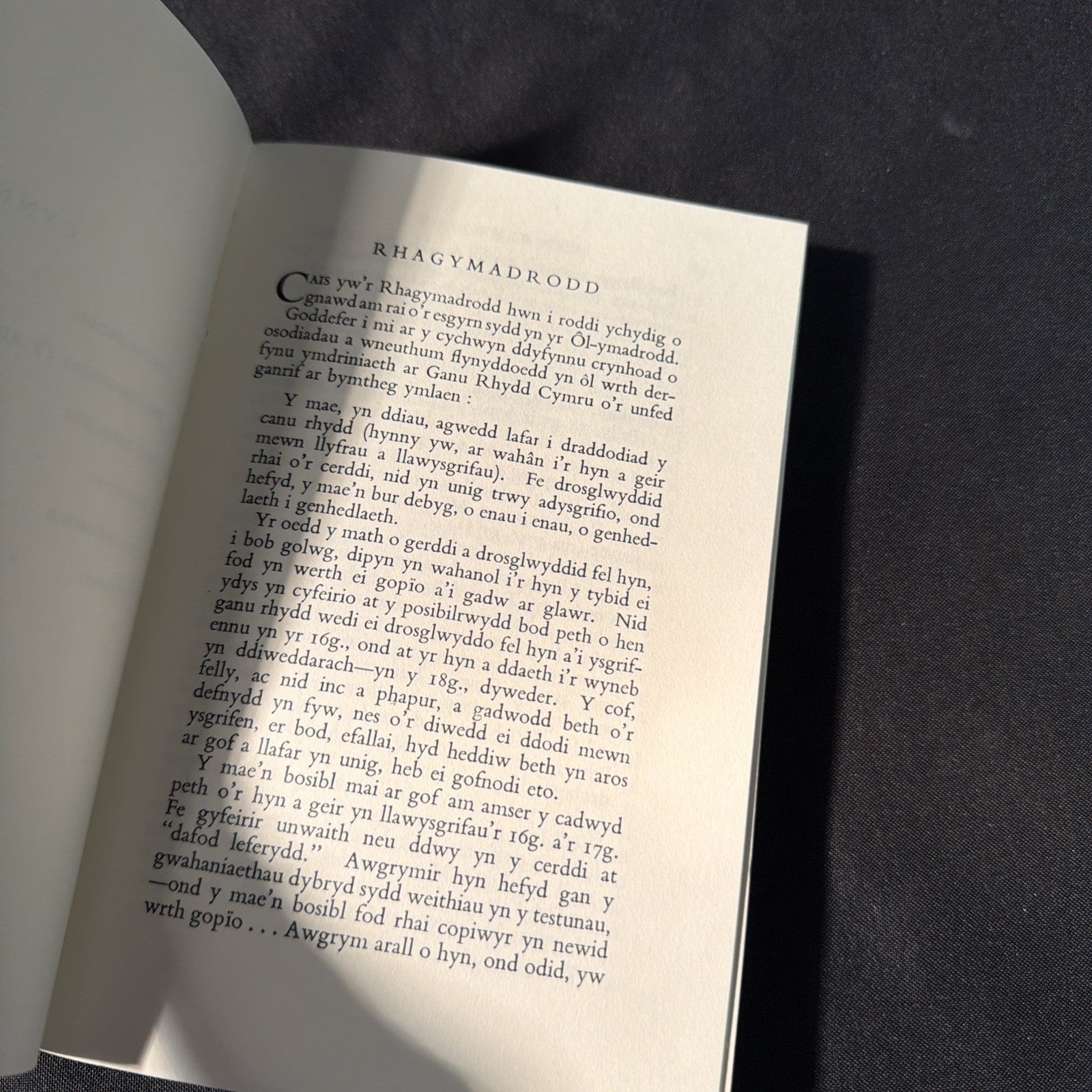 Hen Benillion, TH Parry-Williams - Welsh Language book - (1896)