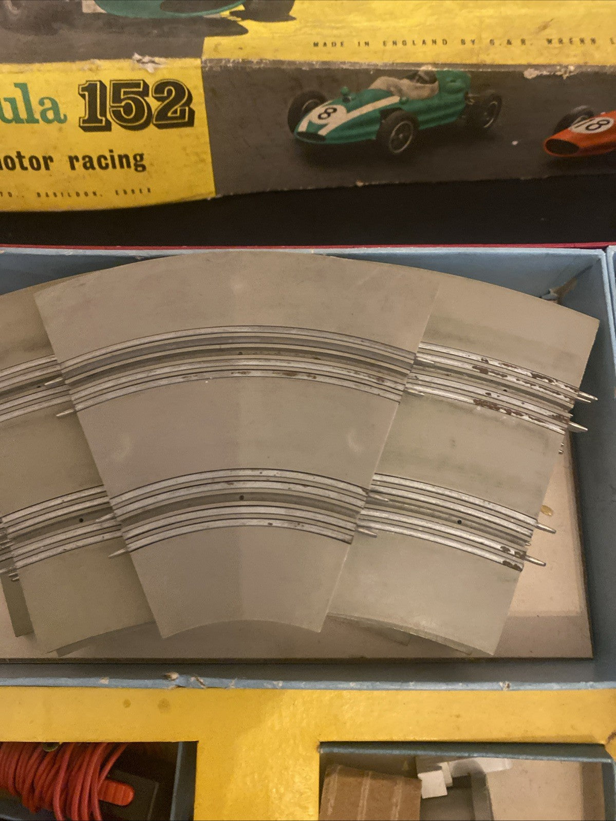 WRENN FORMULA 152 Triple Electric Model Motor Racing Toy 1960's - (1044)