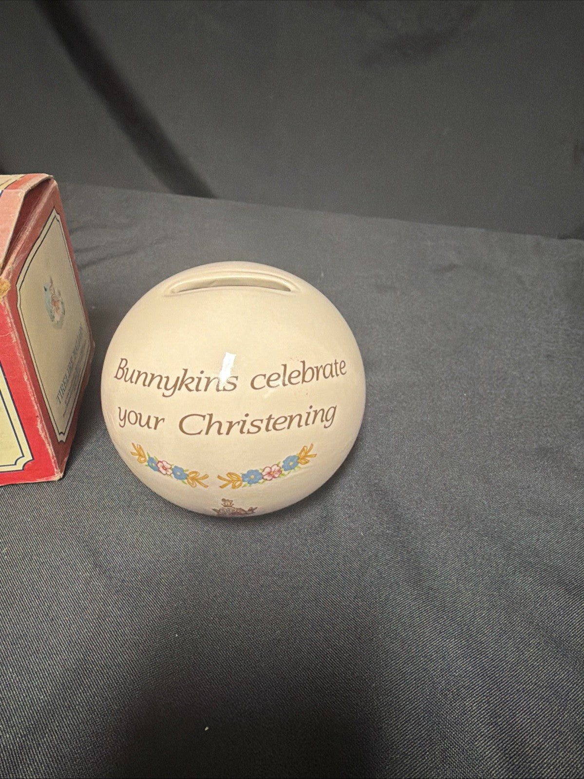 Royal Doulton Bunnykins Moneyball Coin Bank Vintage 1994 - (1892)
