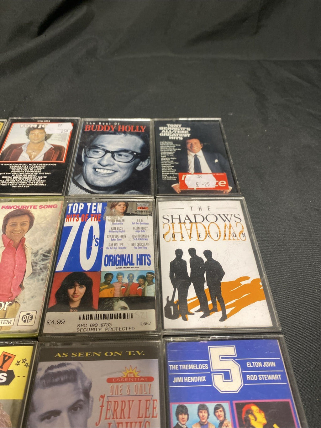 20 Cassette tapes Mainly 60's / 70's Tom Jones Bennett Shadows - (1742)