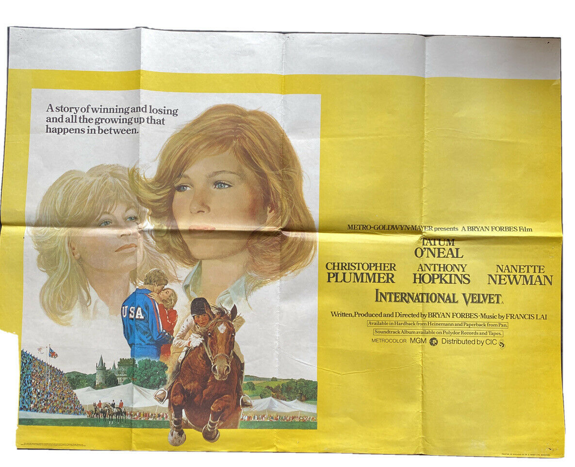 ORIGINAL UK QUAD POSTER - International Velvet - 1978 - 30" x 40" - (6583)