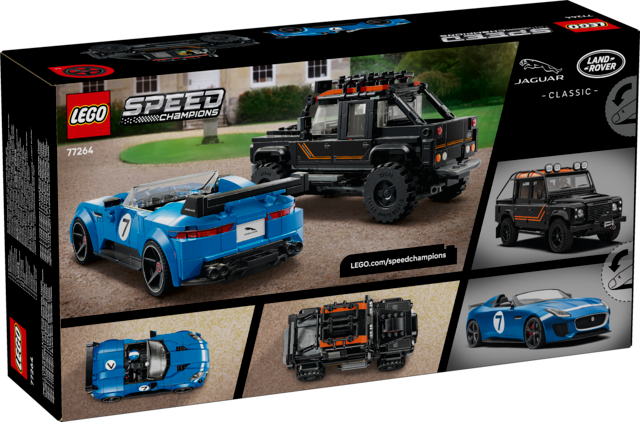 LEGO Speed Champions - Jaguar Project 7 & Land Rover Defender - 77264
