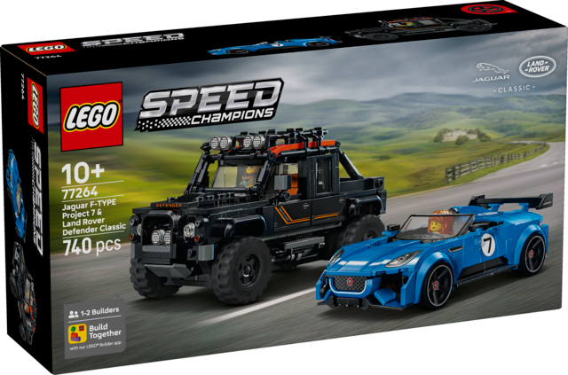 LEGO Speed Champions - Jaguar Project 7 & Land Rover Defender - 77264