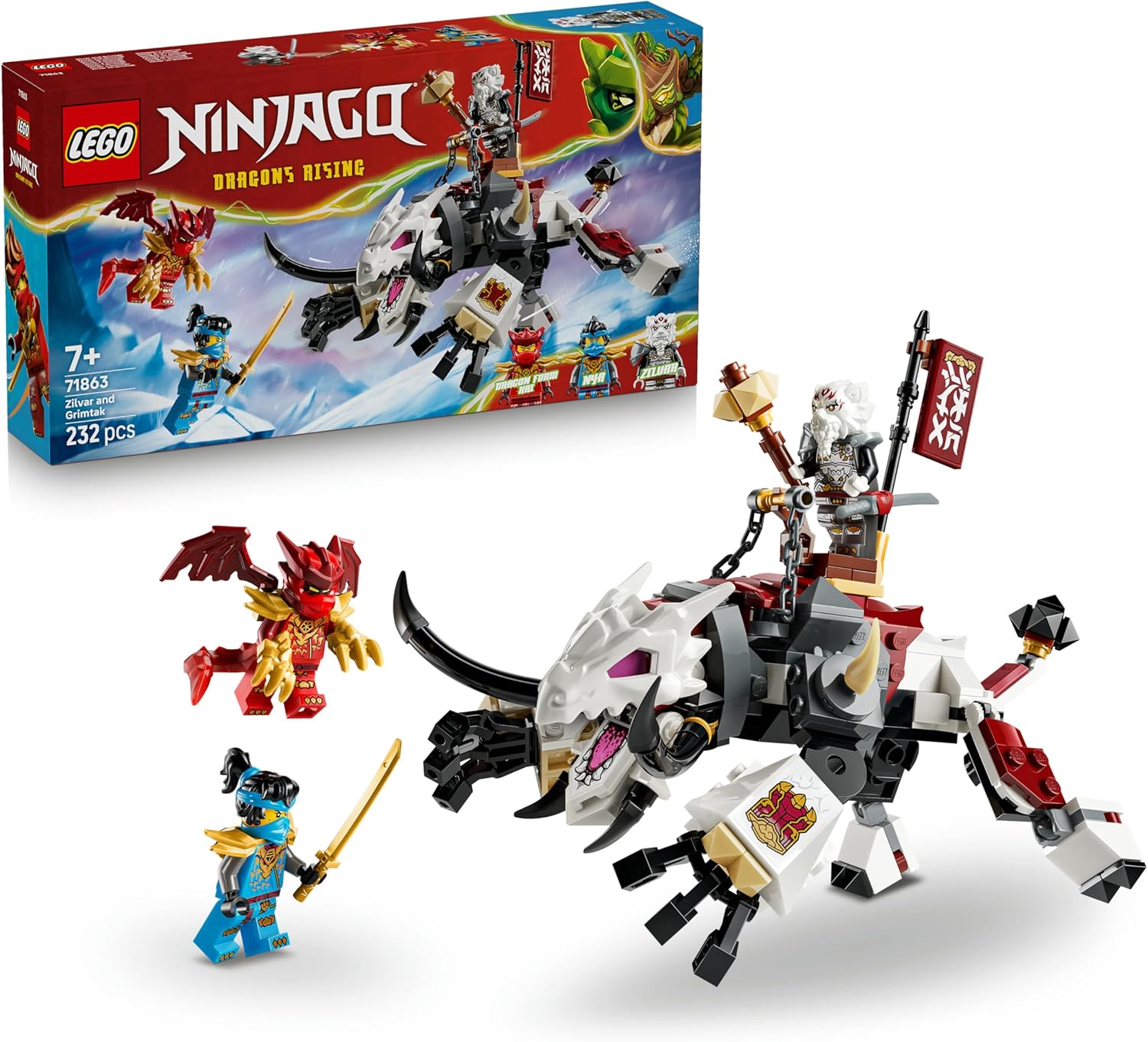 LEGO Ninjago - Zilvar and Grimtak the Dragon Beast - 71863