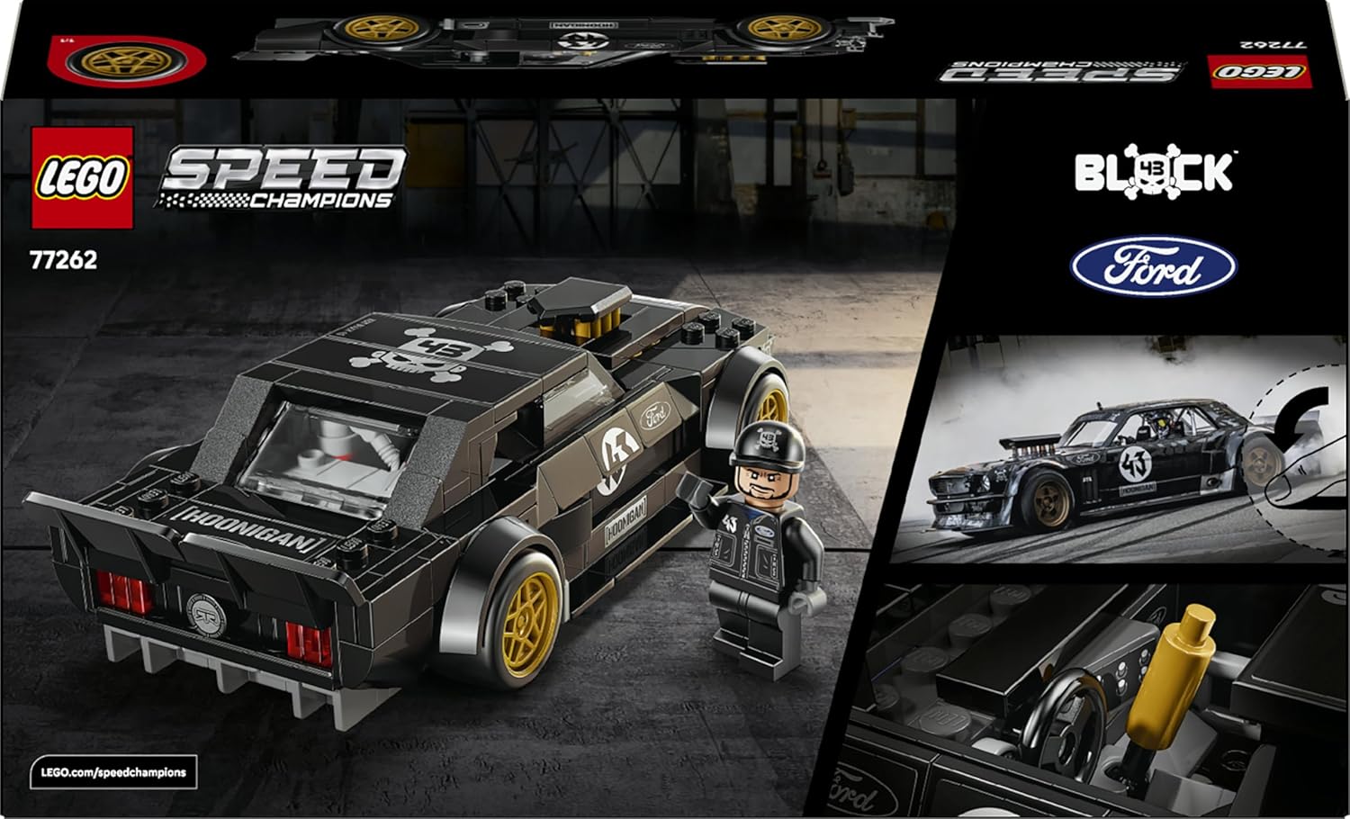 LEGO Speed Champions - Ken Block's 65 Ford Mustang Hoonicorn V1 - 77262