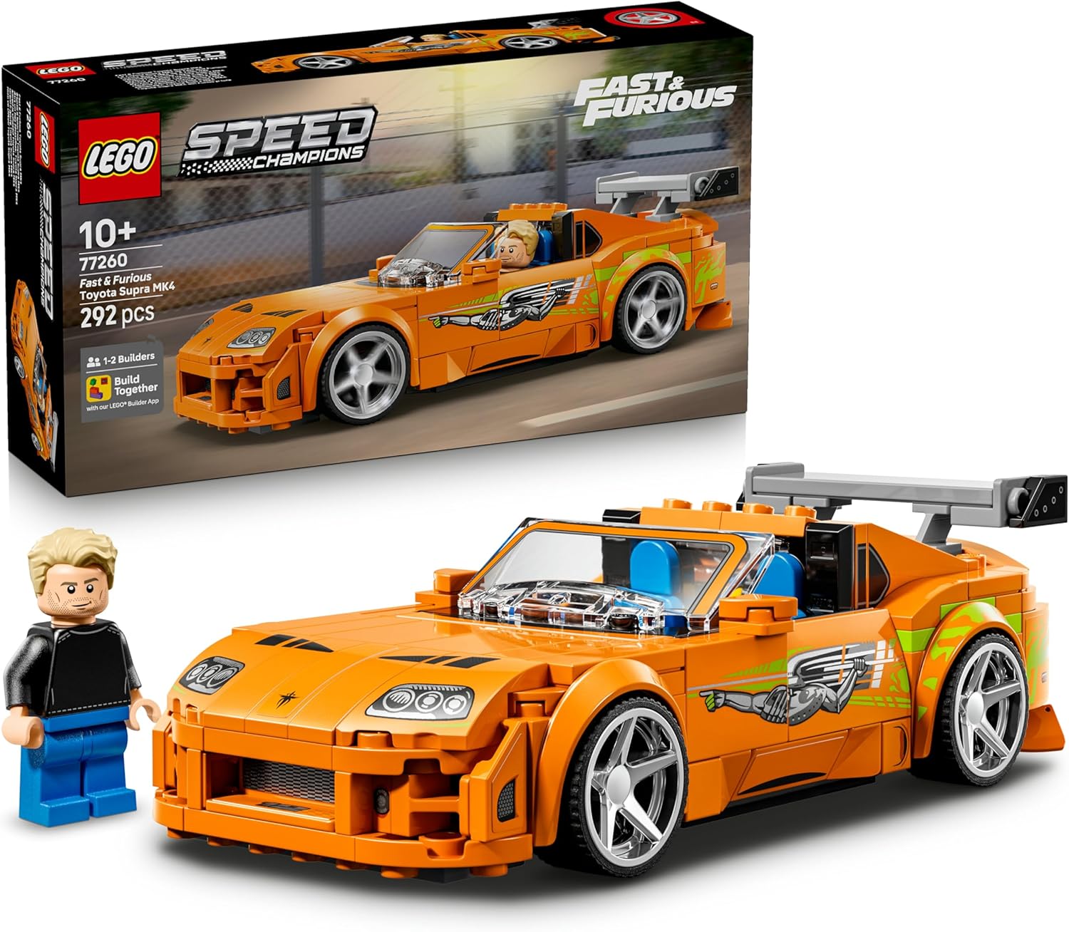 LEGO Speed Champions - The Fast and The Furious Toyota Supra Mk4 - 77260