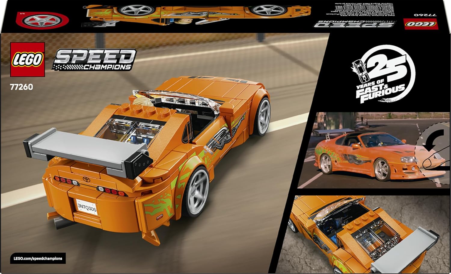 LEGO Speed Champions - The Fast and The Furious Toyota Supra Mk4 - 77260