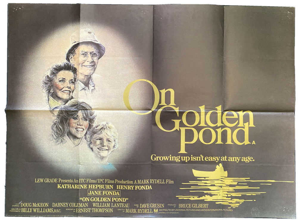 ORIGINAL UK QUAD POSTER - On Golden Pond - 1981 - 30" x 40" - (6556)