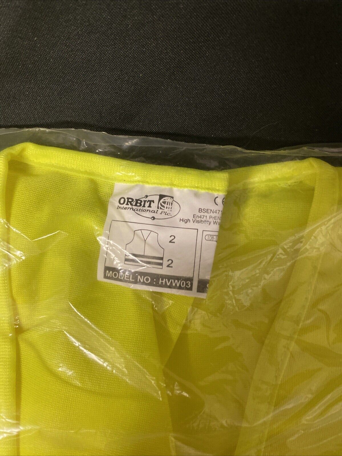 NEW Orbit High Visability Vest / Waistcoat HVW03 Size XL Class 2 - (5709)