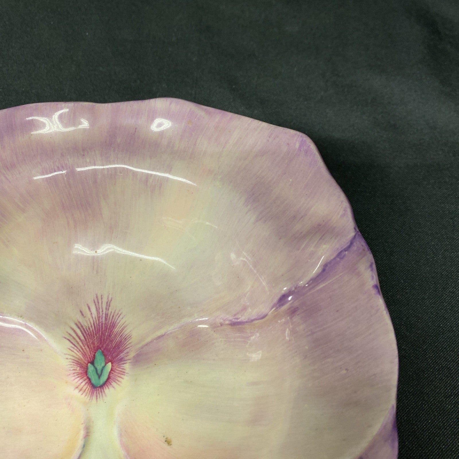 Royal Venton Ware Floretta bowl, hand-painted Floral pottery  - (1728)