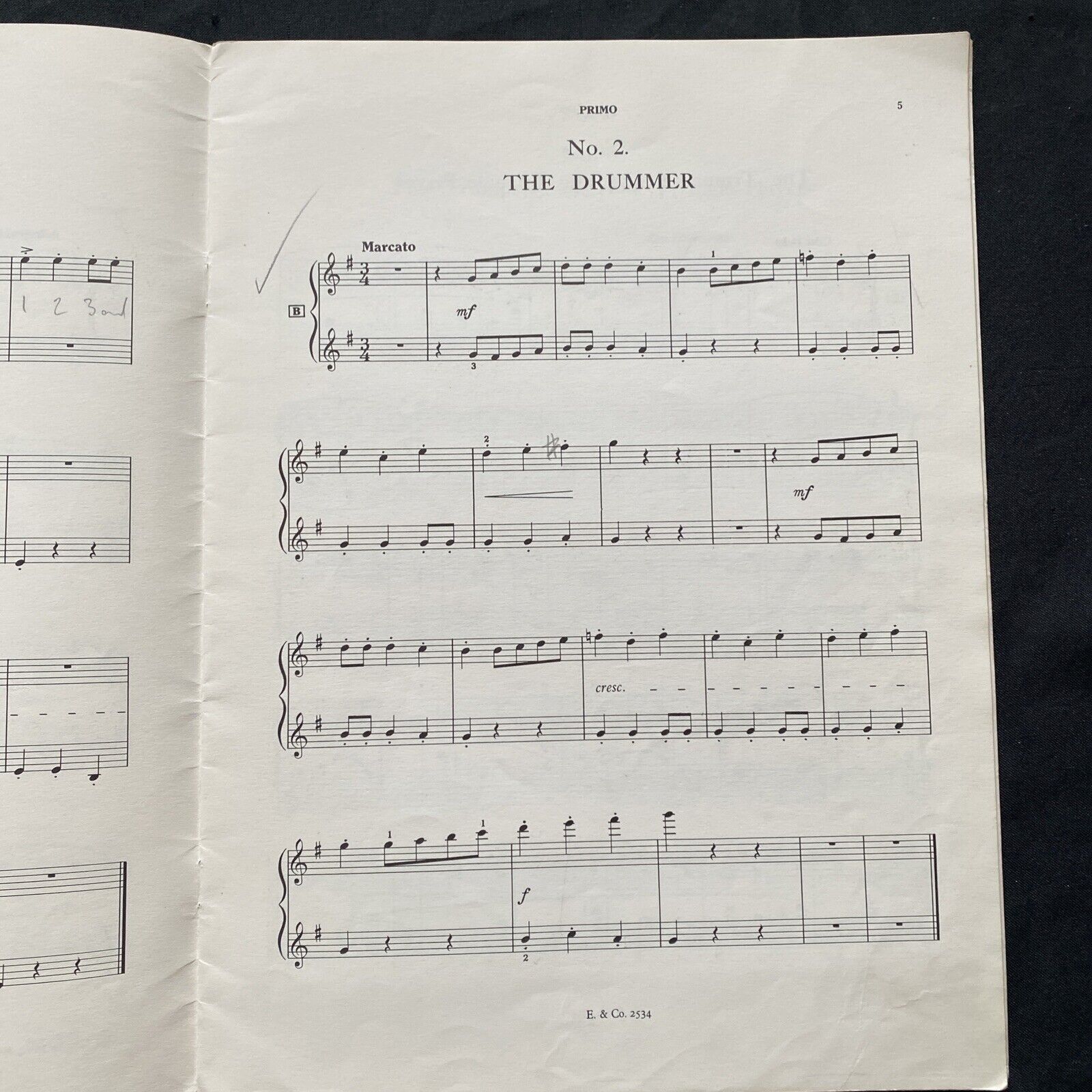 Piano Music Book 1959 The Woodland Minstrels Six Duets Gwendoline Peters - (9539