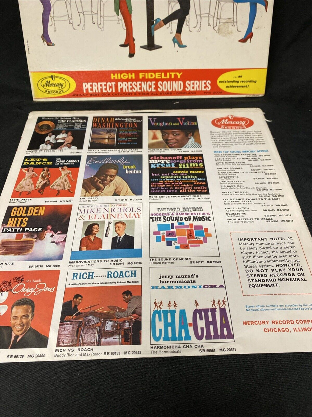 VINYL RECORD - Dixieland Johnny Best Dick Cathcart Jazz Ex Cond PPS2009 -(5675)