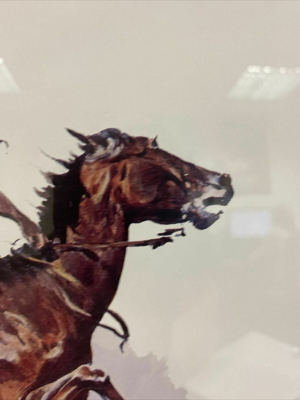 Frederic Remington A Crow Scout Watercolour print signed by Eugene Field  (7820