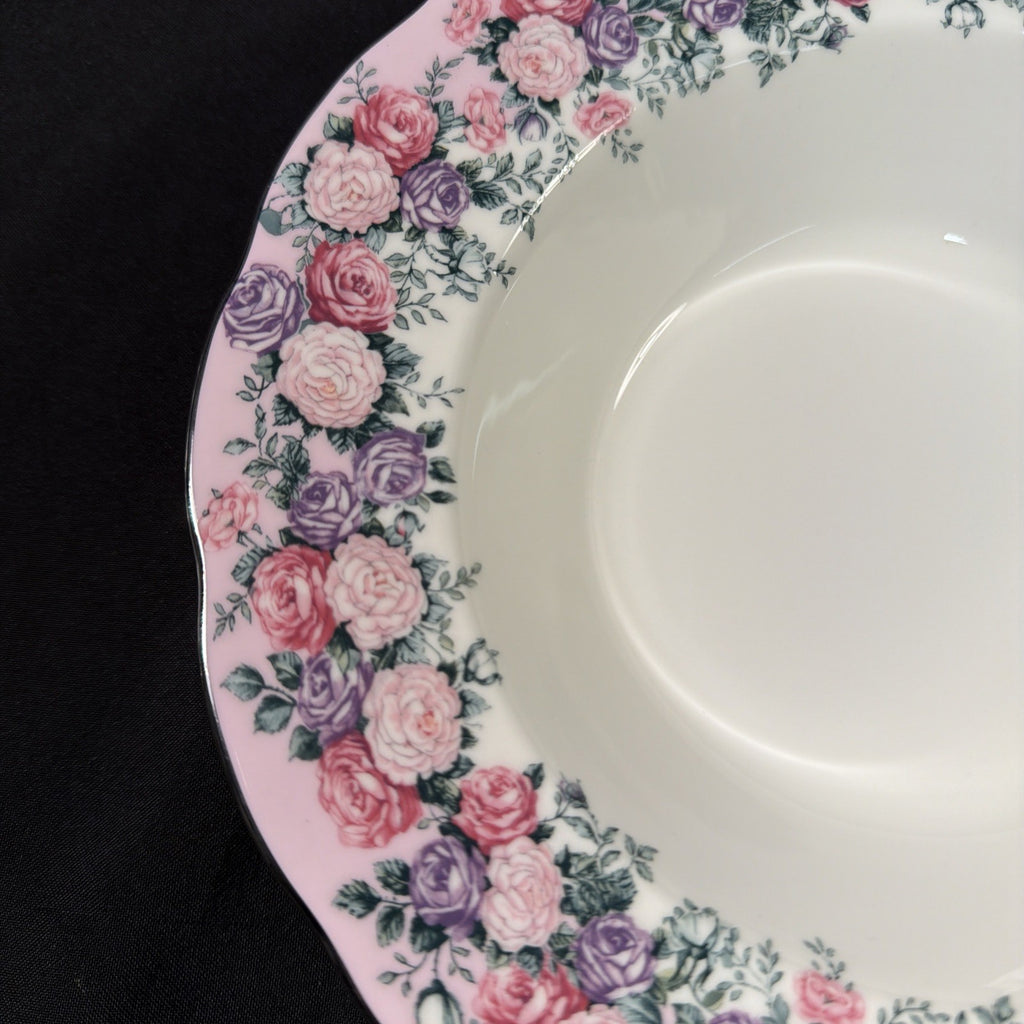 Royal Albert Rose Garland 2001 - 23.5cm Bowl Mint as New cond  -(2068)