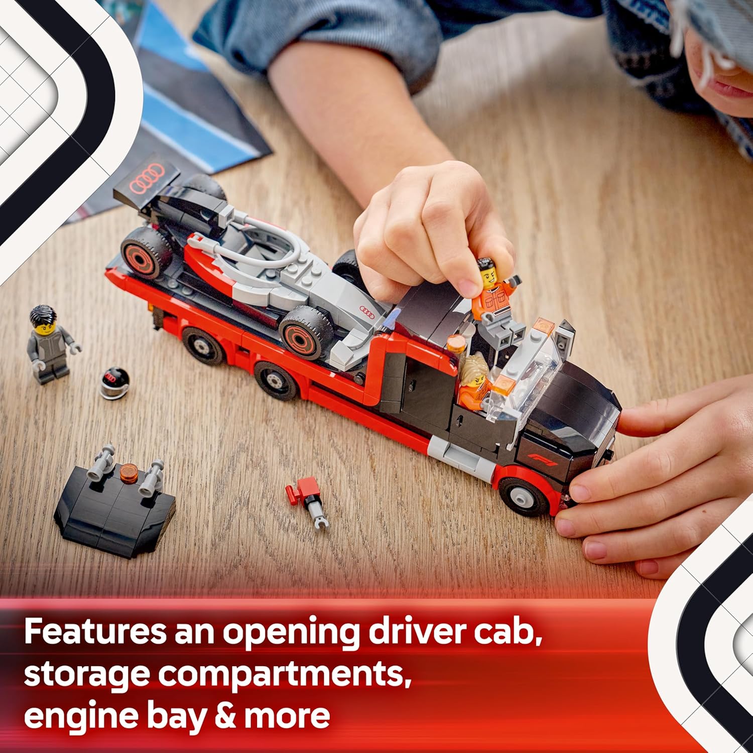 LEGO City Formula 1 - F1 Display Truck with Audi F1 Race Car - 60493