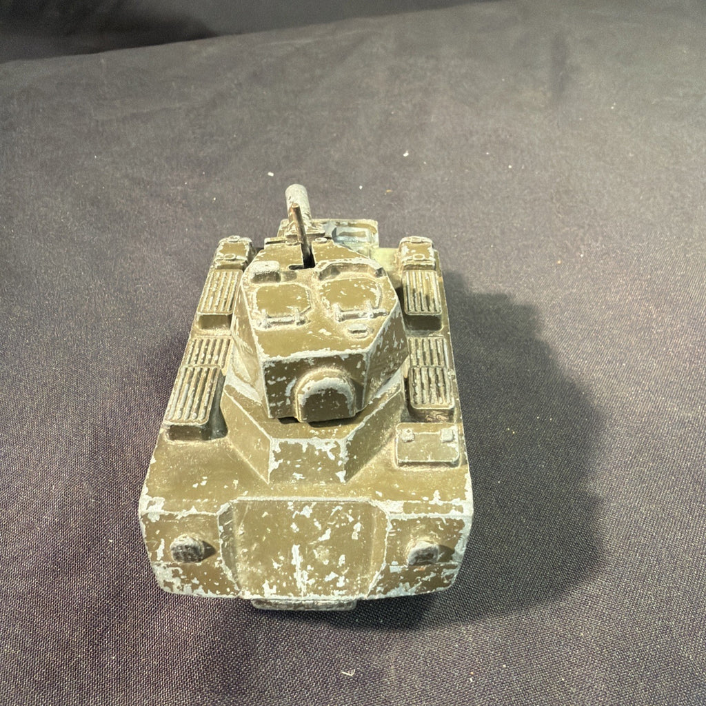 Crescent Toys 6x6 Armoured Military Vehicle w/ Cannon Vintage Diecast England -(2045)