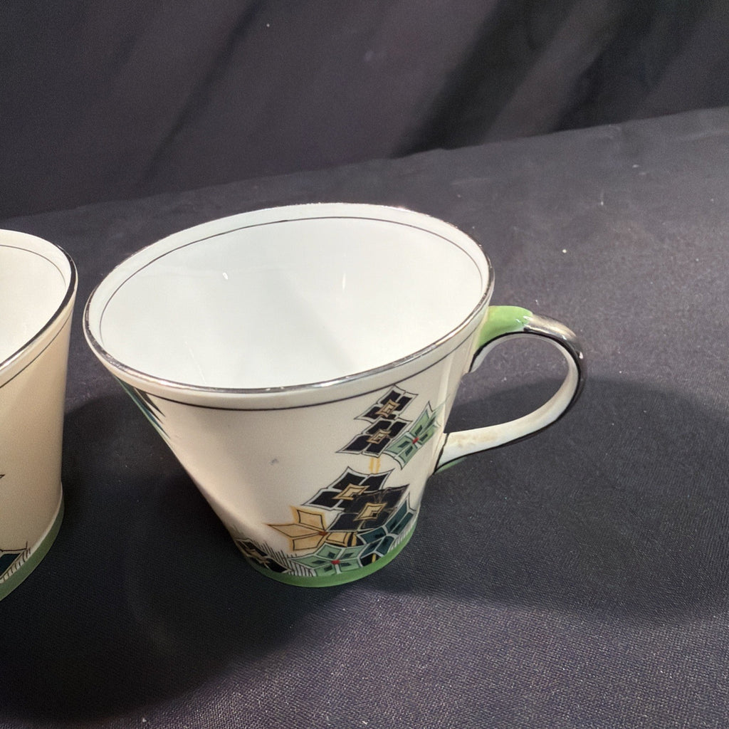 Aynsley England Bone China Art Deco 1930's Tea Cup and Sugar Bowl - (2095)