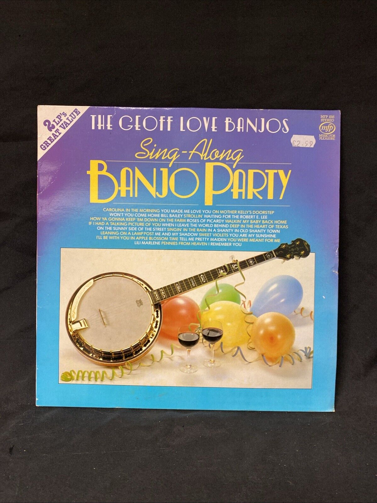 VINYL RECORD - The Geoff Love Banjos - Sing Along Banjo Party - (5694)