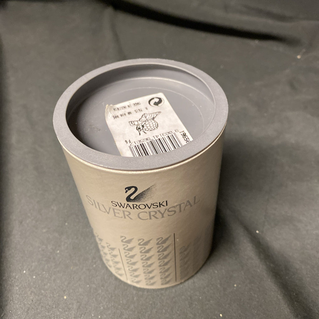 Swarovski Silver Crystal Small Snail on a leaf - Boxed SEE NOTE - (1617)