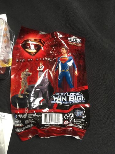 NECA DC Comics HeroClix Superman x 6 Figures Lois Faora Warrior Etc - (6196)