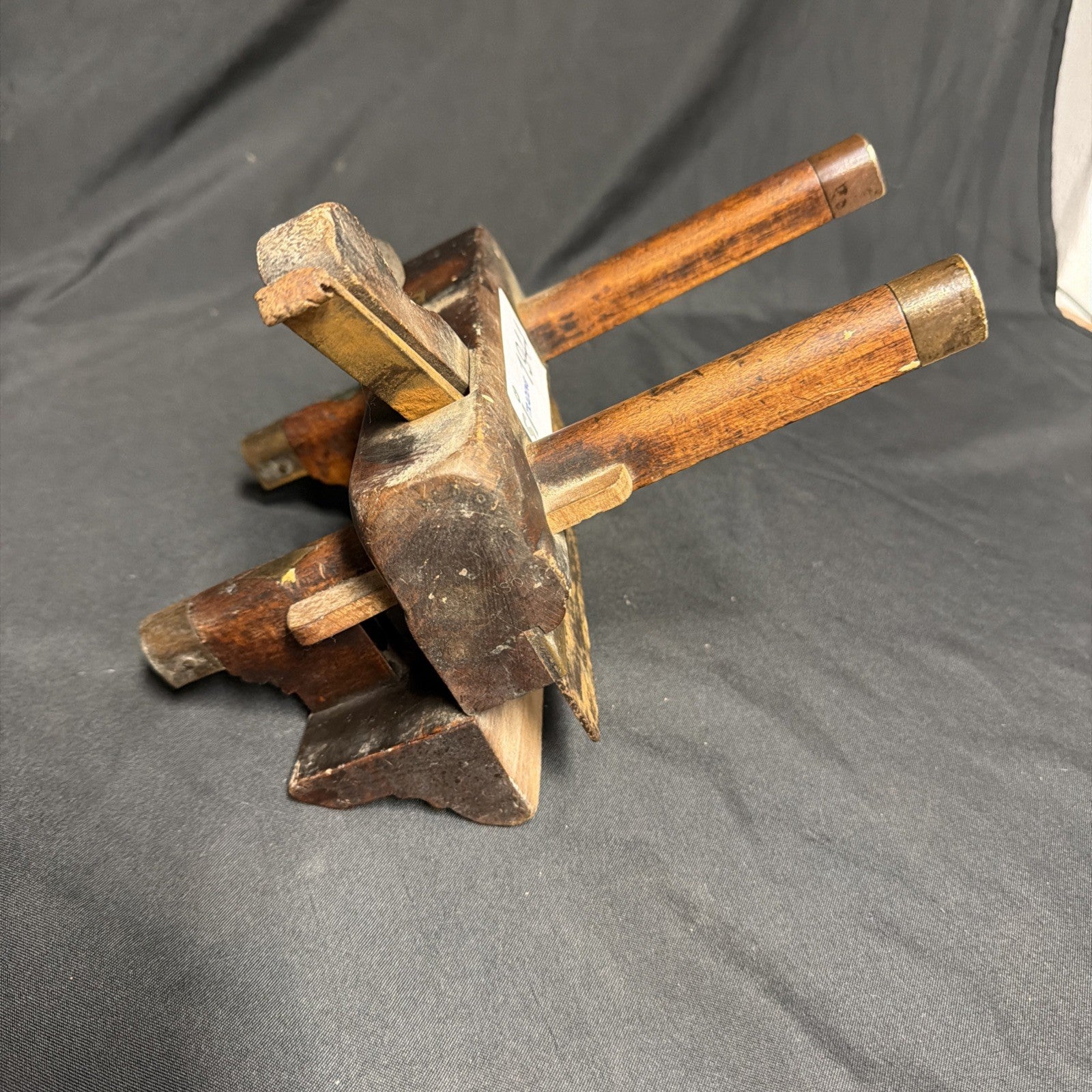 Antique British Wooden Plough Plane Fairclough, Liverpool 9.5" - (1944)