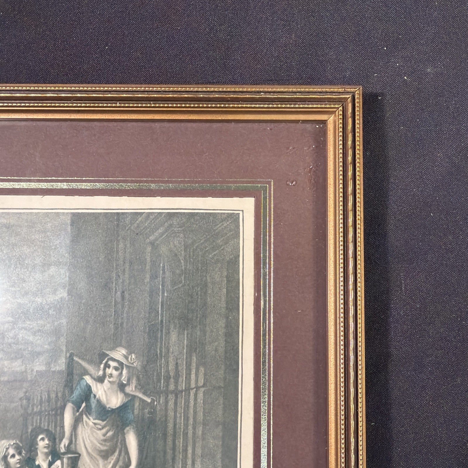 F Wheatley & Schiavonetti Cries of London engraving "Milk Below Maids" Framed - (2021)