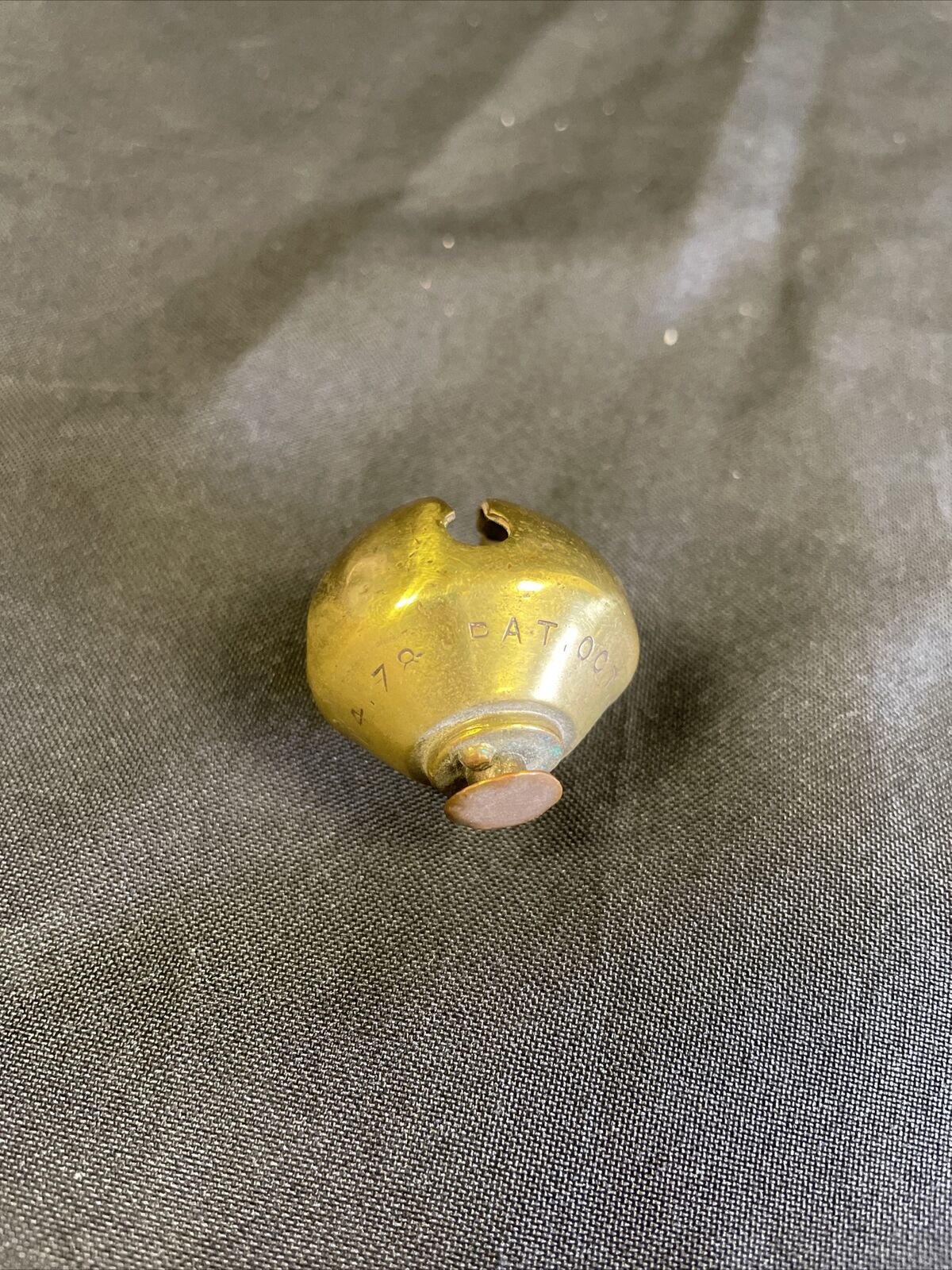 Antique The American Ring Company George W. Tucker 1878 Sleigh Horse Bell (8264)