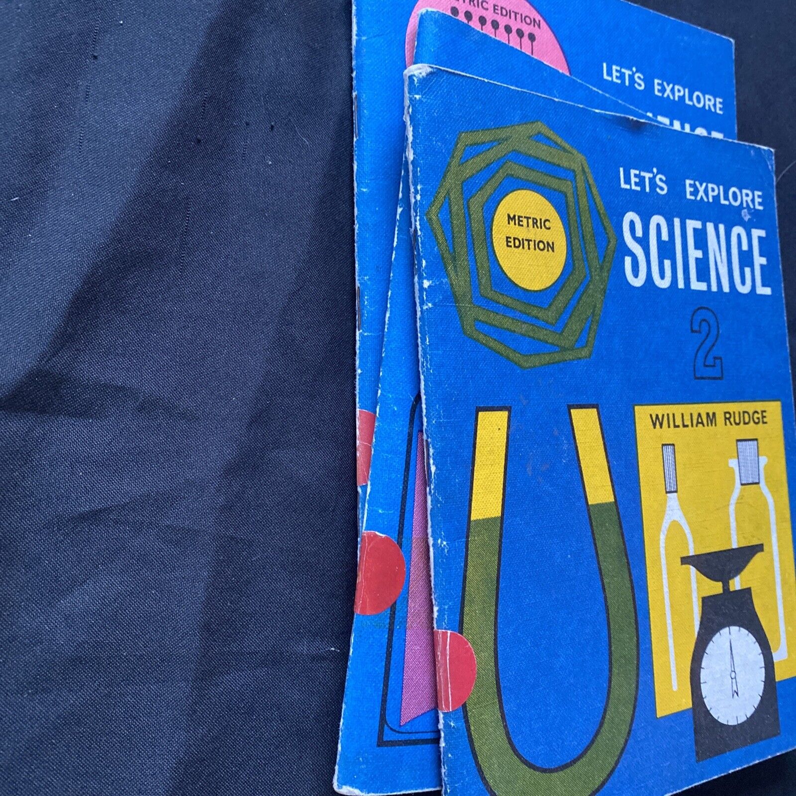Let's Explore Science William Rudge 1970 set of three books - (9599)