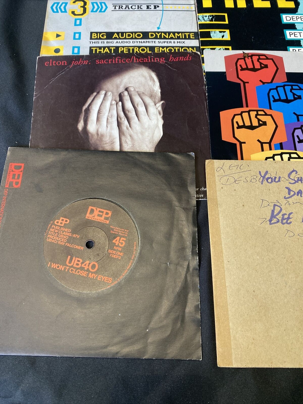Vintage 1980's 7" Singles x13 Culture Club UB40 Frankie Goes to + More (8364