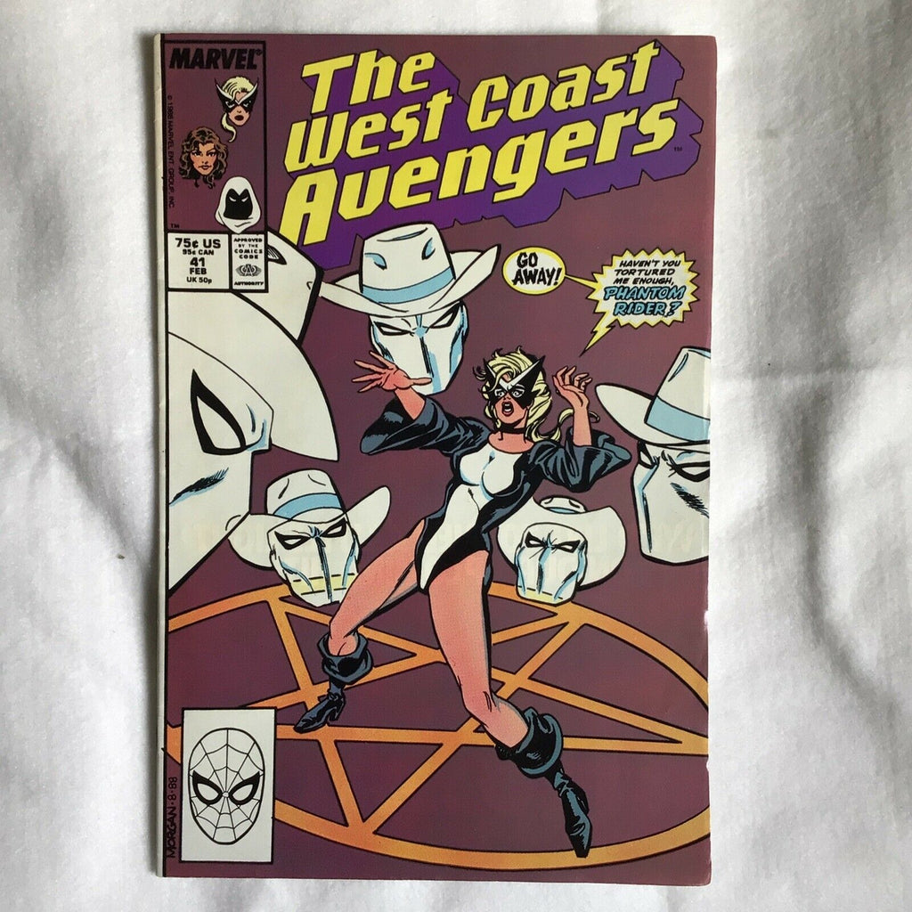 COMIC - MARVEL Comics THE WEST COAST AVENGERS & PHANTOM RIDER Feb 1989- (8901)