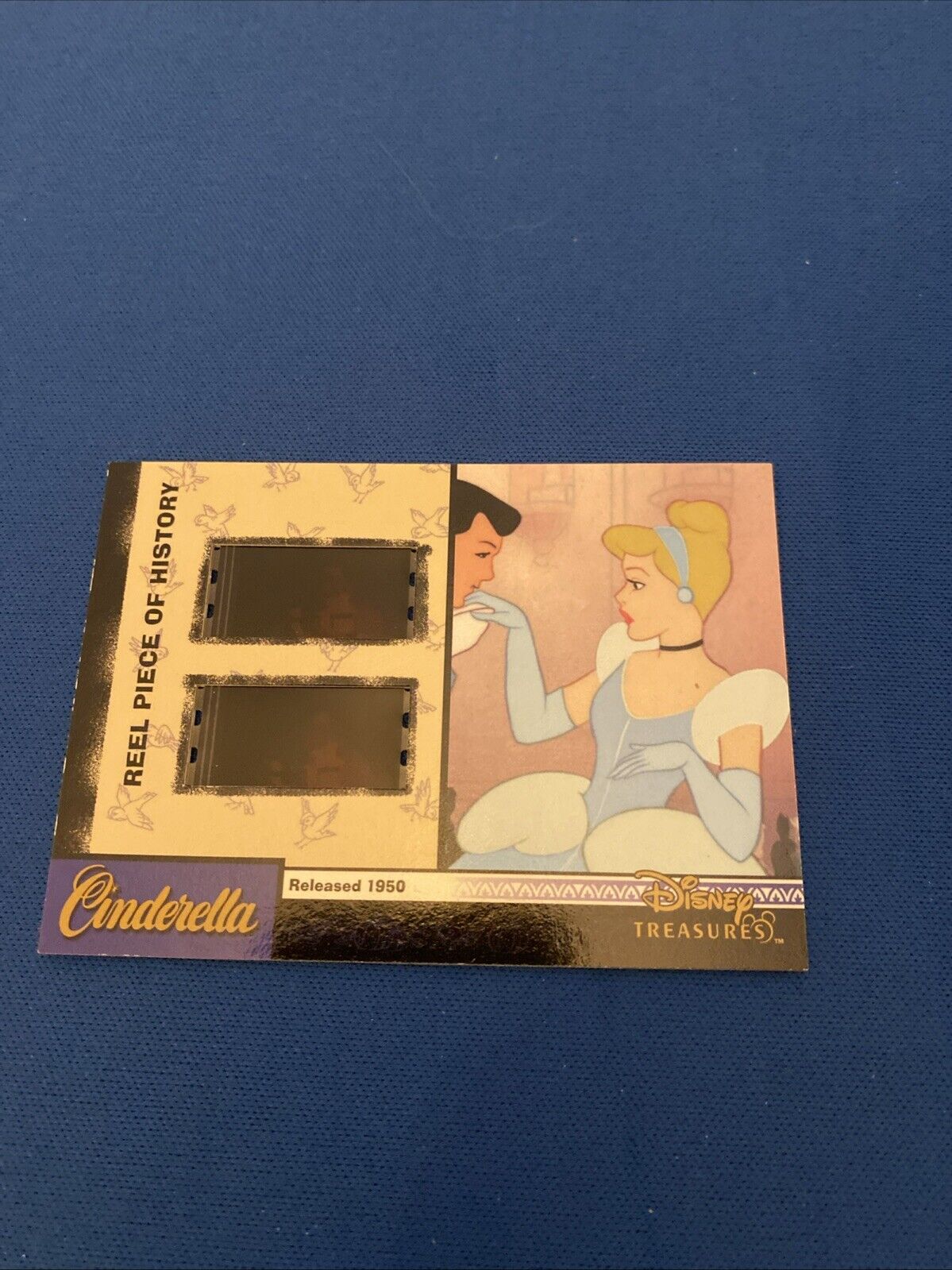 2003 Upper Deck Disney Treasures Cinderella Reel Piece of History Card PH15 5773
