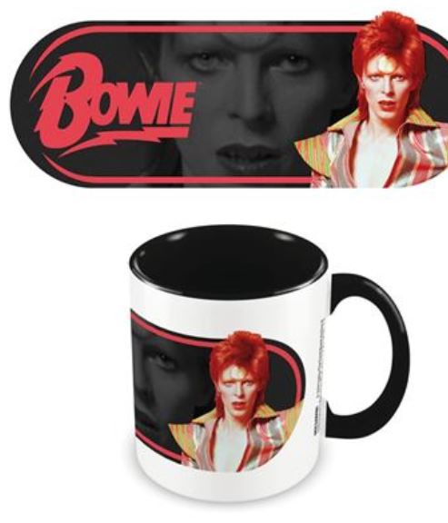 MUG Boxed Ceramic Coloured Inner - David Bowie, Style