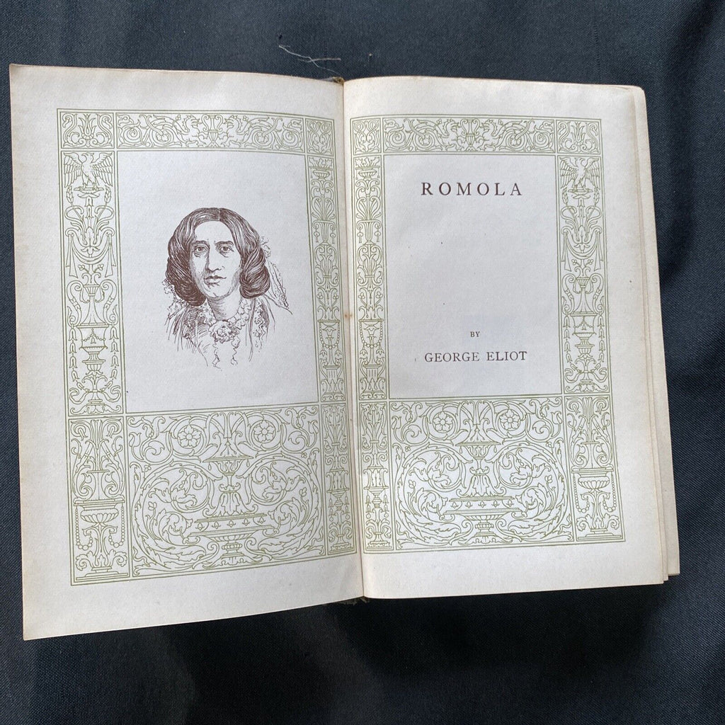 BOOK - Romola George Elliot - Milford - 1913 great condition (9575)