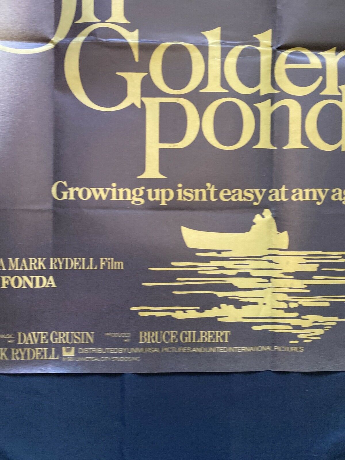 ORIGINAL UK QUAD POSTER - On Golden Pond - 1981 - 30" x 40" - (6556)