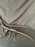 Antique PAIR Horse Tack Harness Hames Carriage Cart Wood Iron Wall Hanging