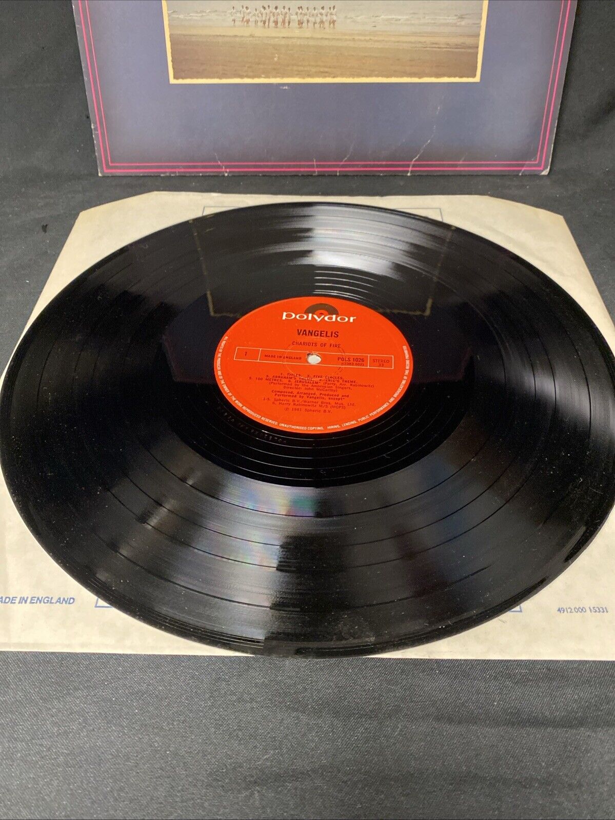 VINYL RECORD - Vangelis - Chariots of Fire Original Score 1981 LP - (5687)