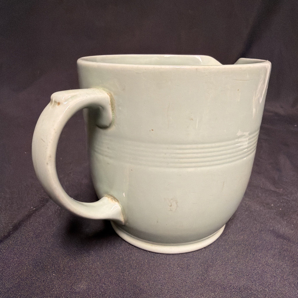 Wood's Ware Beryl Utility Green 1940's large Jug 12cm tall, 13Cm D.- (1924) 
