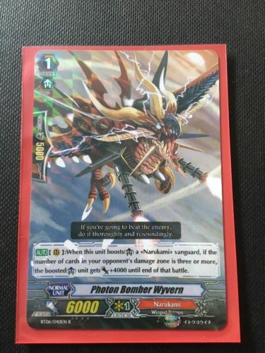 CARDFIGHT!! Vanguard Bushiroad game card Photon Bomber Wyvern HOLO BT06 - (6334)
