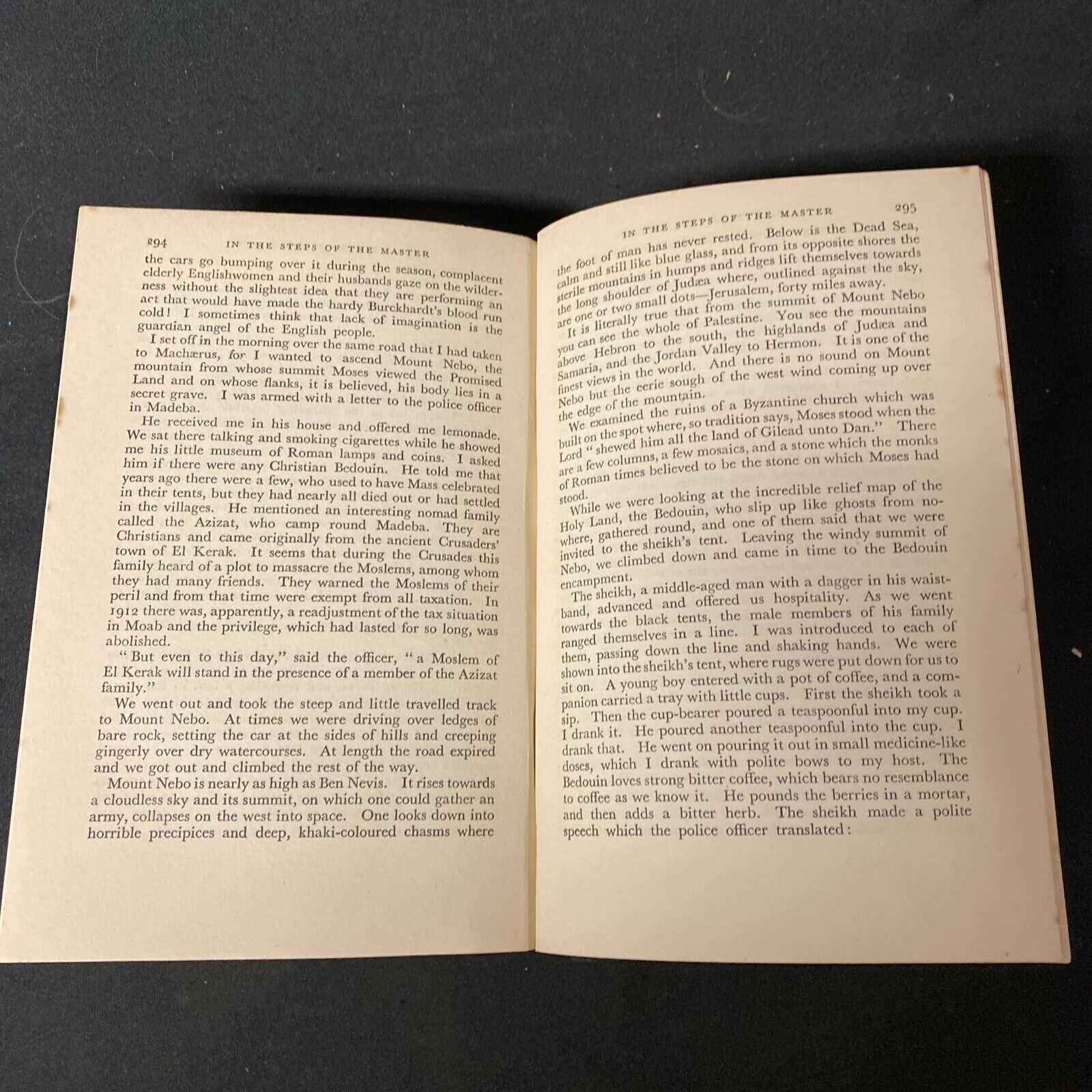 BOOK - In The Steps Of The Master - H.V. Morton 1934 With Photographs - (5259)