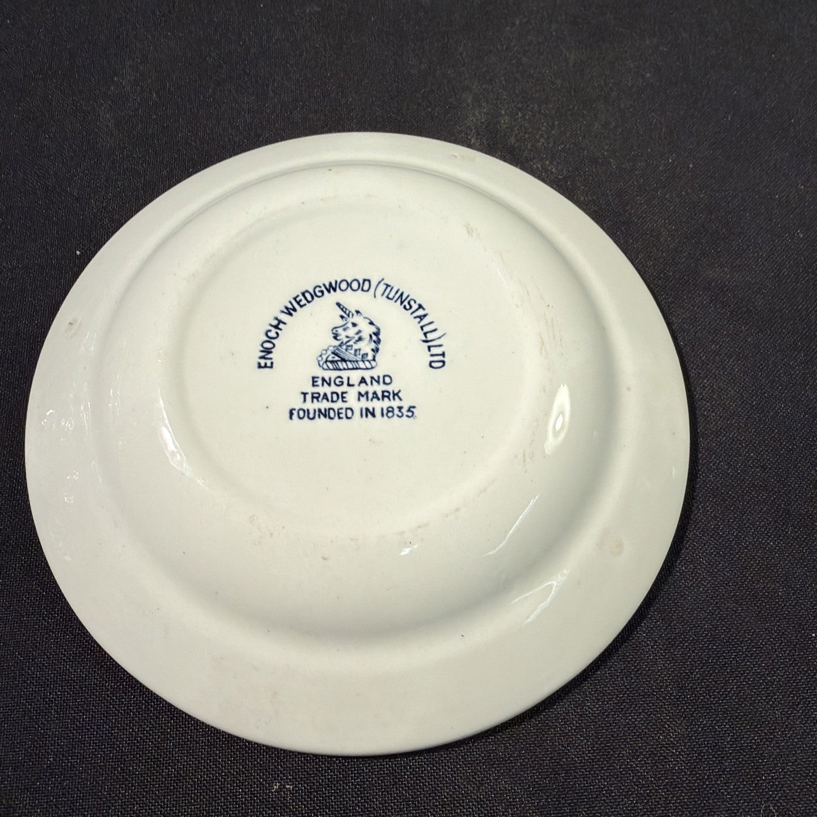 Enoch Wedgwood Tunstall Ltd Schweppes willow tree pattern dish - (2050)