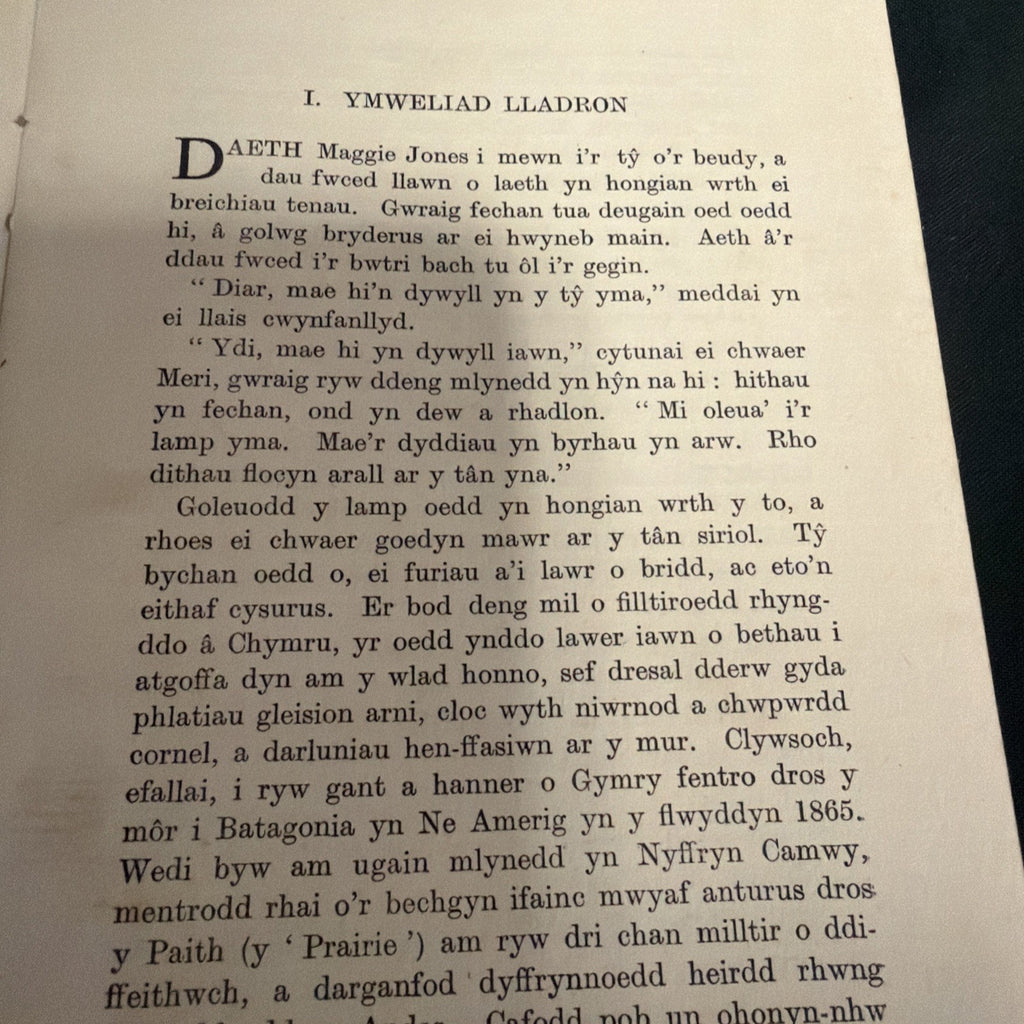 Y March Coch, Richard Bryn Williams - Welsh Language book - (1890)