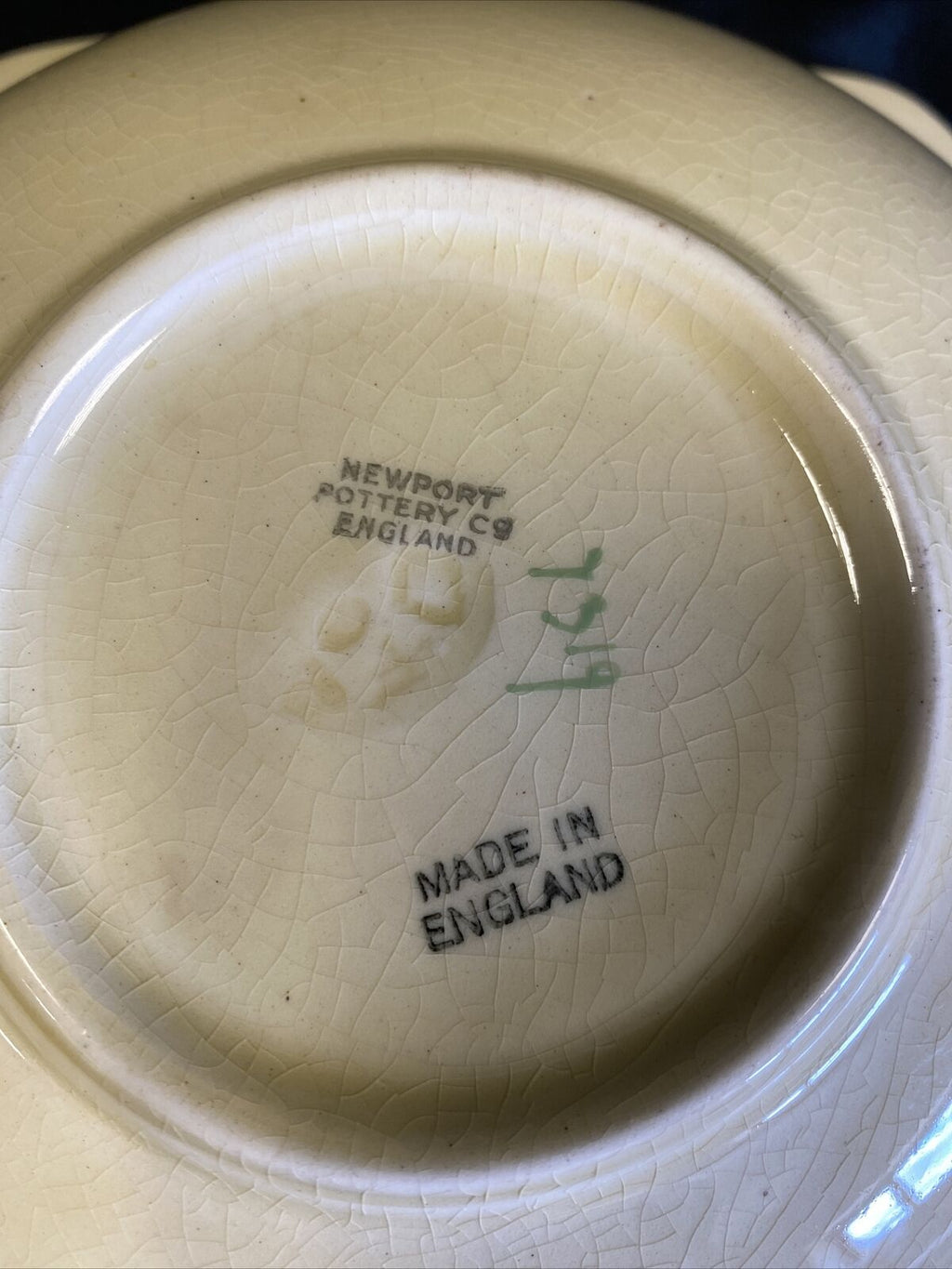 Clarice Claiff Crocus Design Newport Pottery - Serving Bowl 25cm - (7661)
