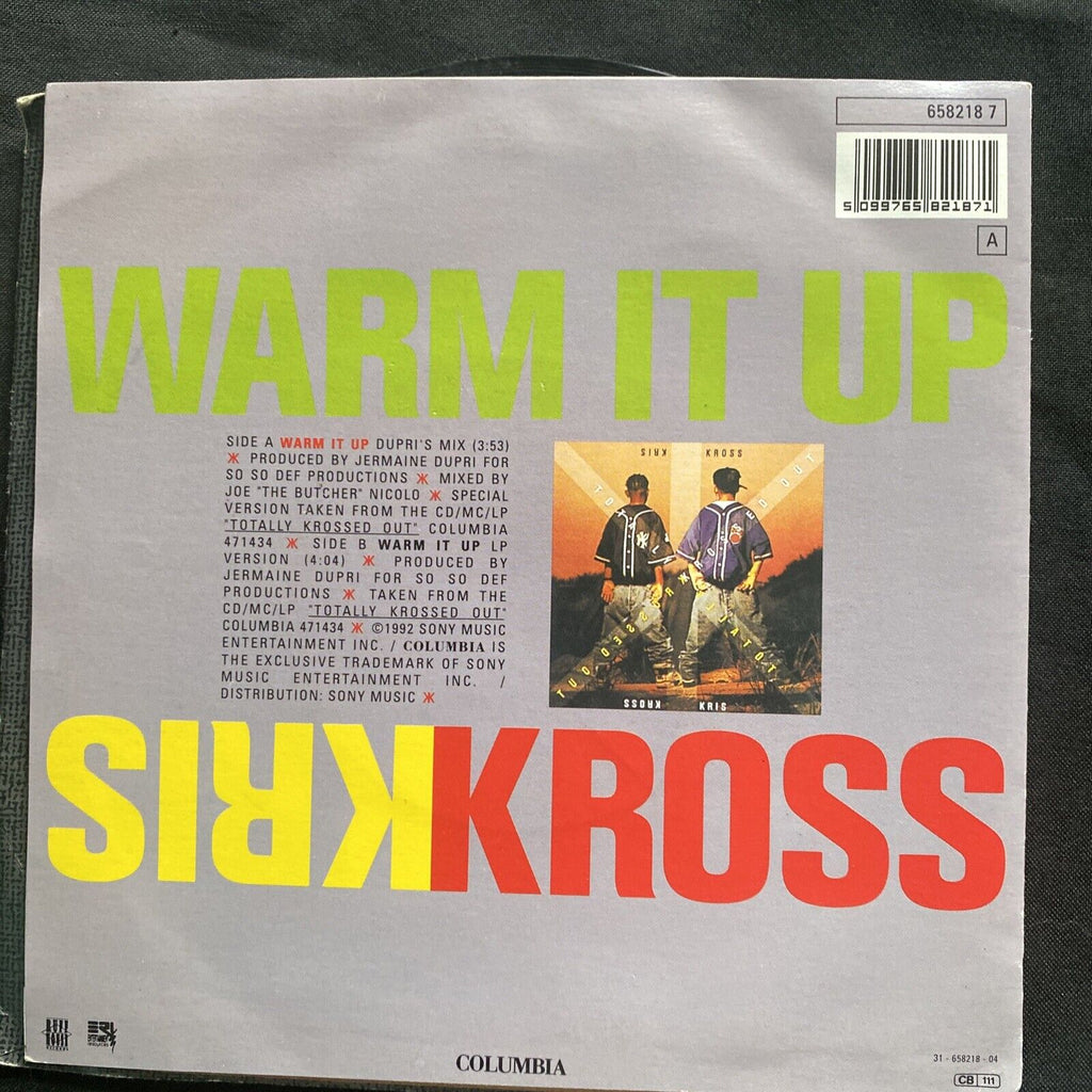 Vinyl Records 7" Singles 5x 1980's Jennifer Rush, David Bowie, Kris Kross - 9435