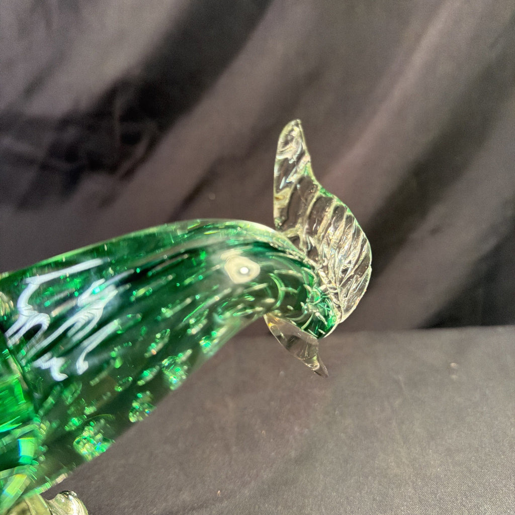 Murano pheasant incredible 45cm tall coloured glass Vintage - (2081)
