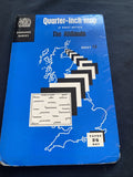The Midlands Ordnance Survey Quarter Inch Map  #13 (1292)