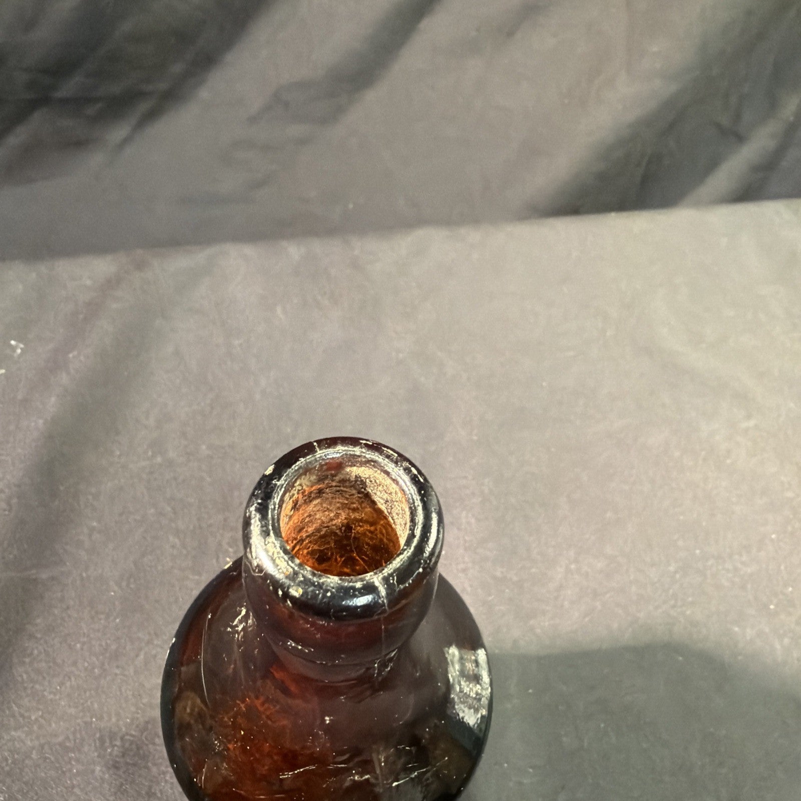 Antique Glass Bottle R Ellis & Son Ltd Cymry Am Byth 1800's - (2013)