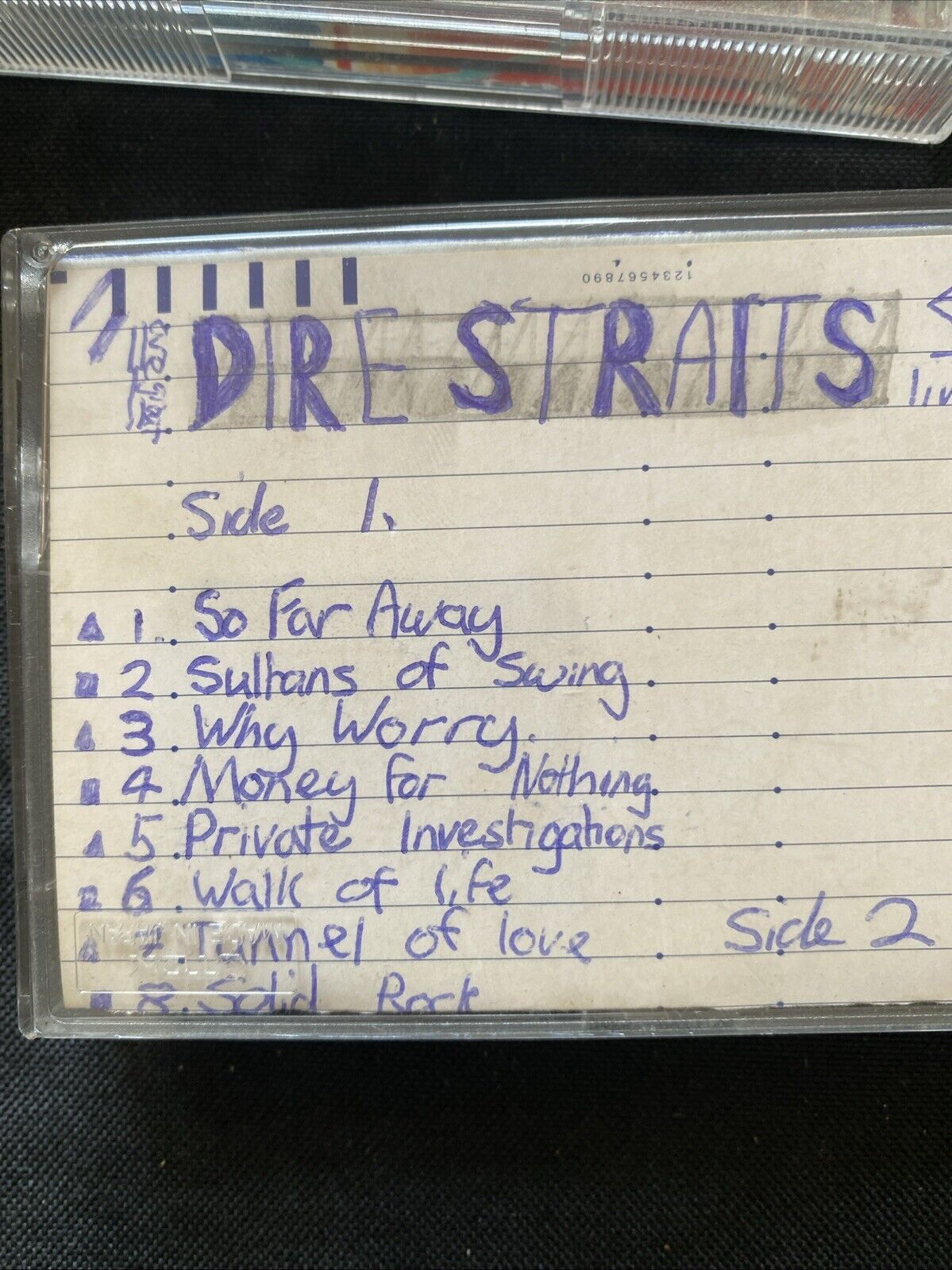 Dire Straits Cassette Tapes On Every Street and LIVE IN 85' - (5908)